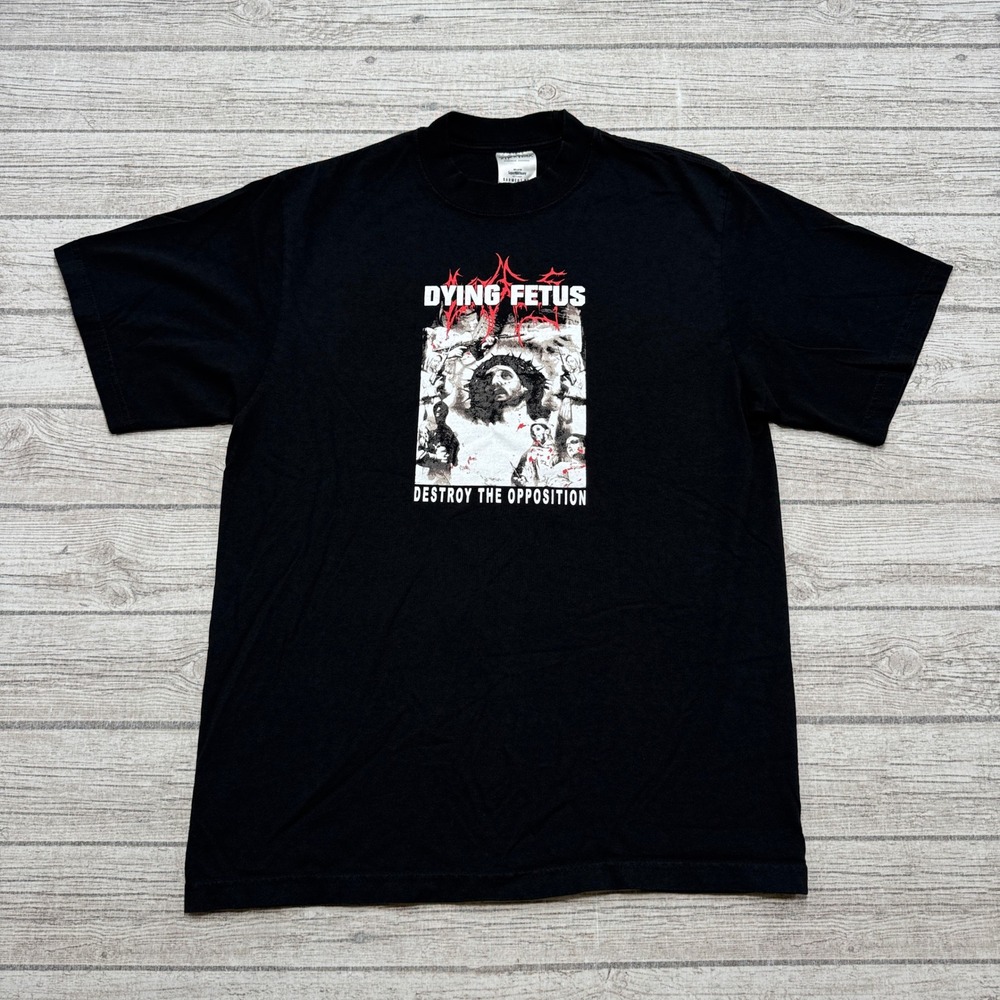Dying Fetus Destroy the Opposition Reprint Tee M Shaka SuperMAXHeavy Unofficial